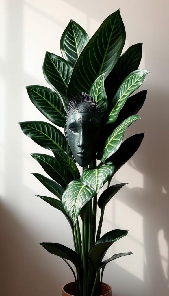 African mask plant