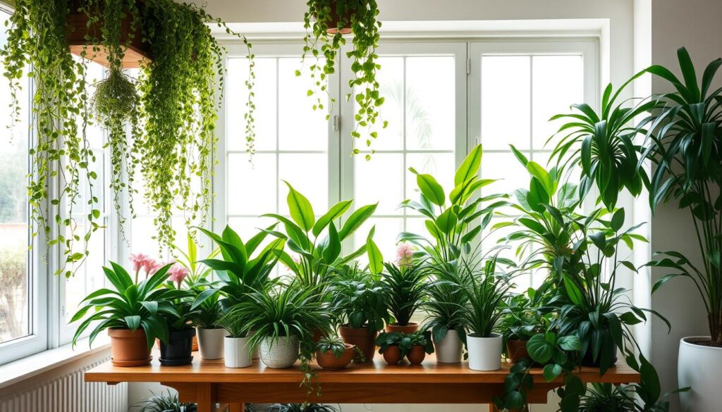 Creative houseplant arrangements