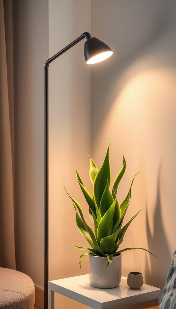 Indoor Plant Lighting Setup