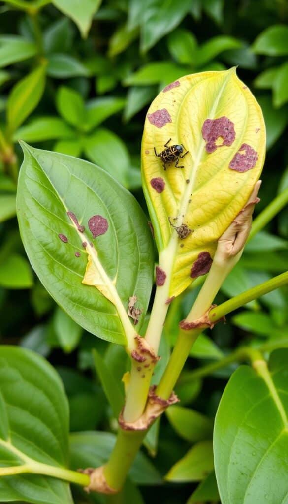 Managing pests and diseases in plants