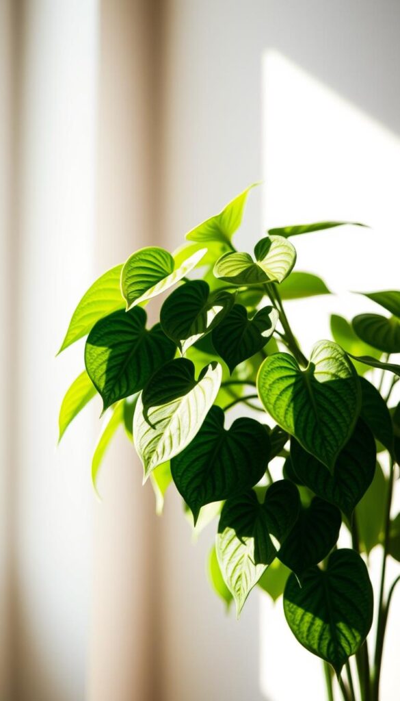 Manjula Pothos lighting setup