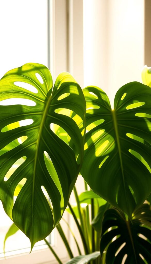 Monstera Obliqua plant in ideal light