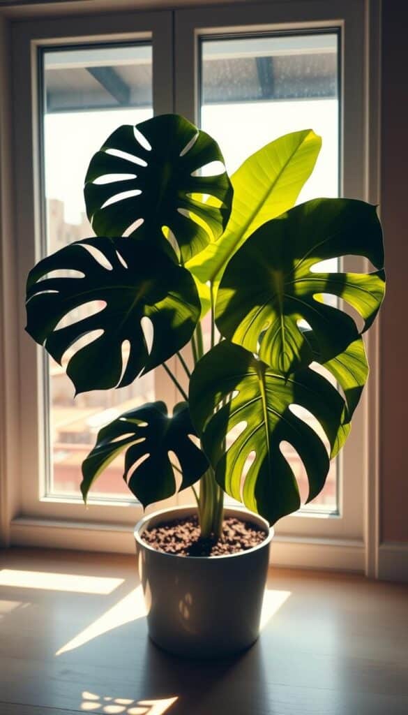 Monstera Standleyana Lighting