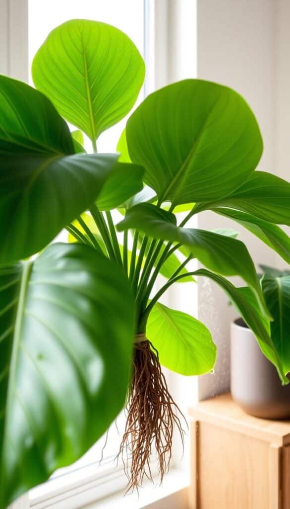 Optimal light and water setup for Philodendron Radiatum