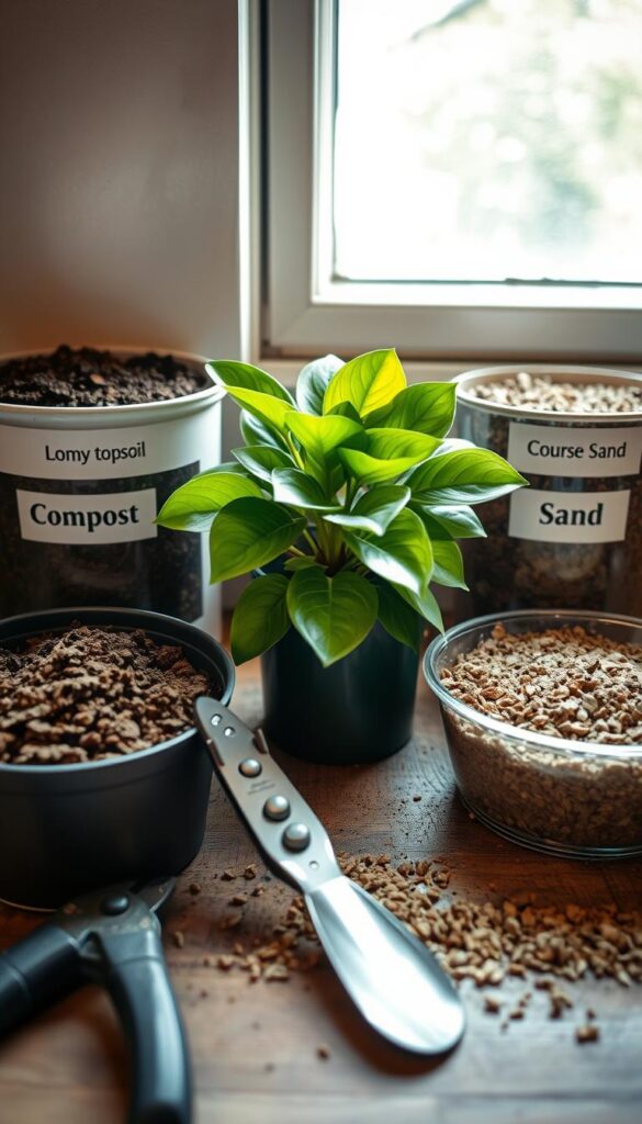 Optimizing soil for houseplant health