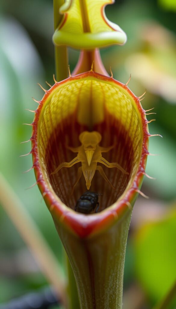 Pitcher Plant Trap Mechanism