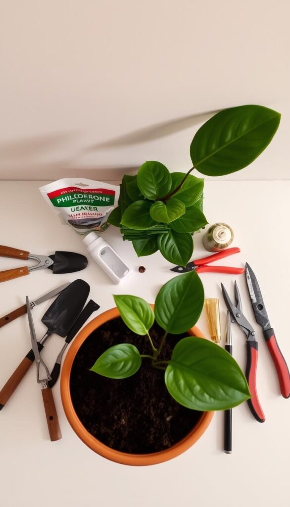 Repotting and Fertilization Setup