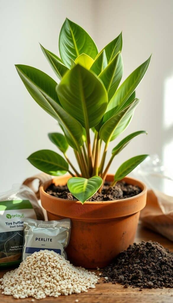 Soil and pot selection for Zamioculcas zamiifolia