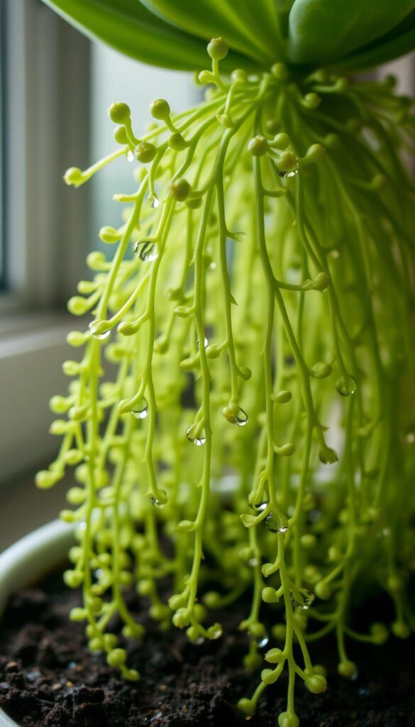 Watering Mother of Thousands Succulent