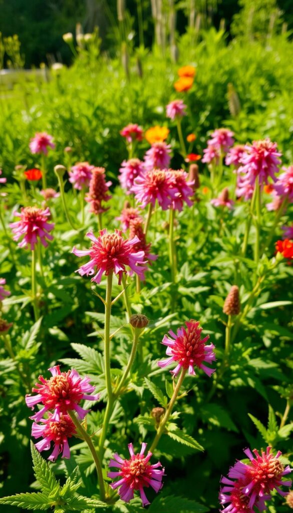 bee balm garden care tips