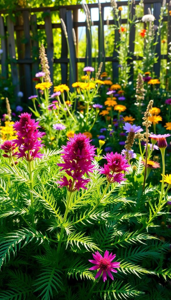 bee balm native flower yard