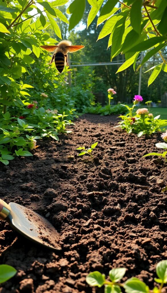 bee balm soil preparation