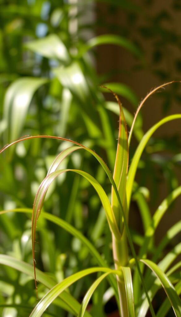 cure spider plant with brown tips