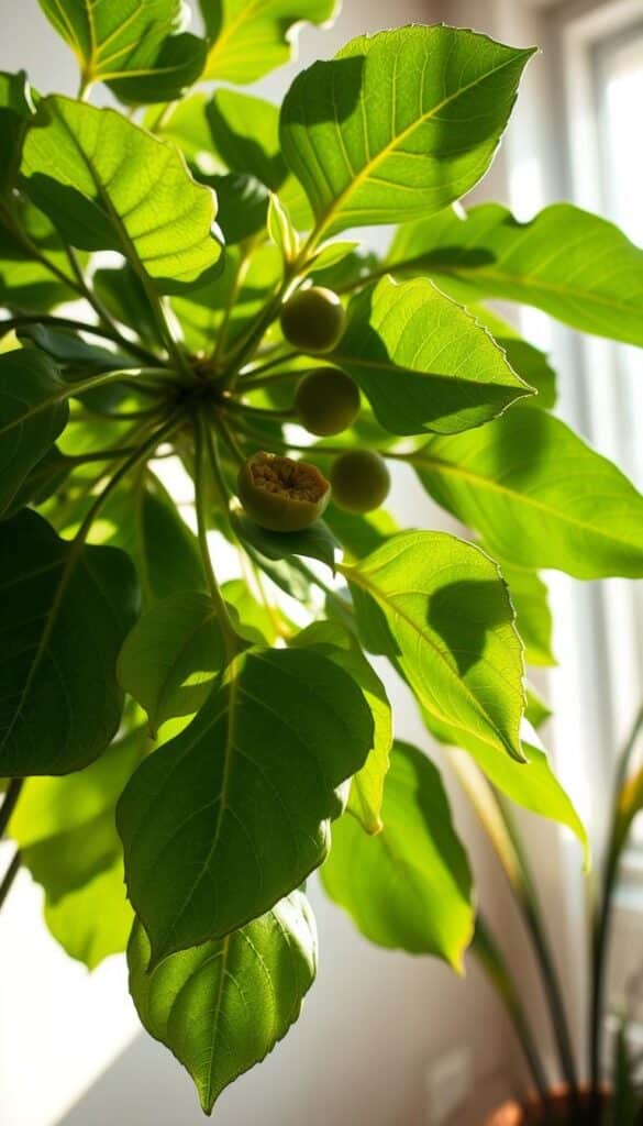 fig plant in bright light