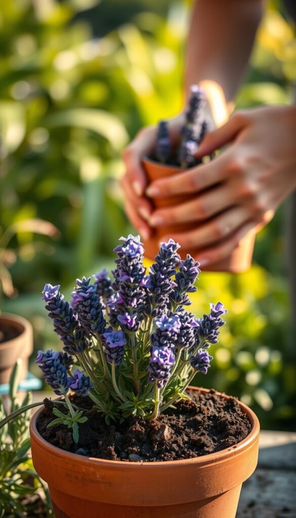 lavender repotting guide