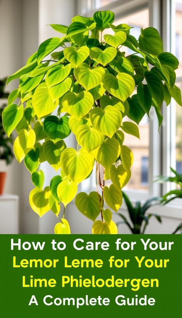 lemon lime philodendron care guide