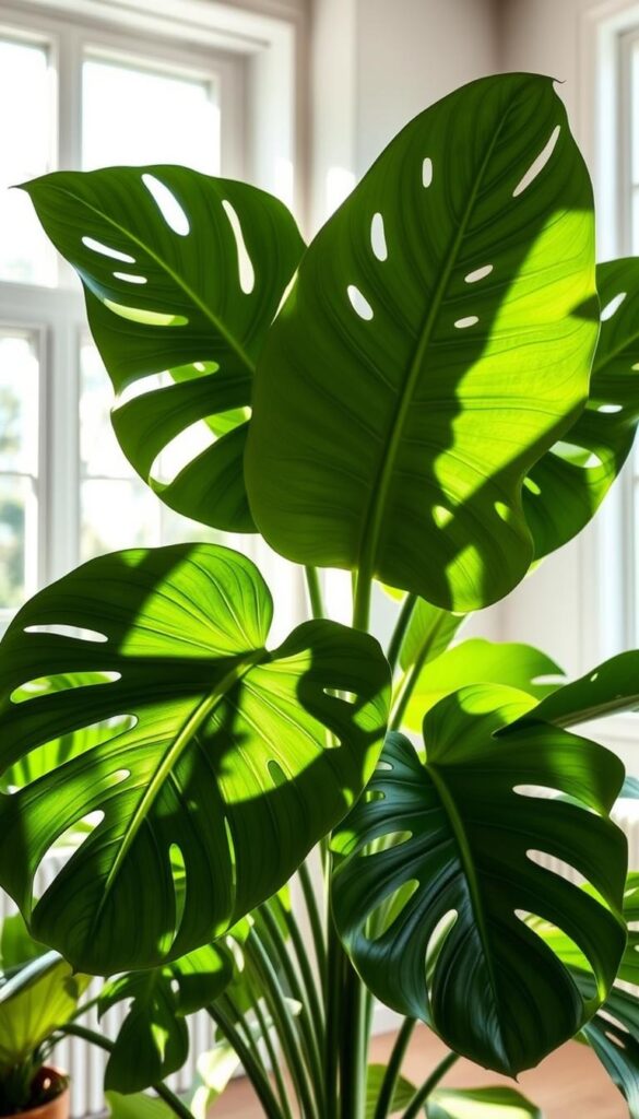 monstera deliciosa swiss cheese plant