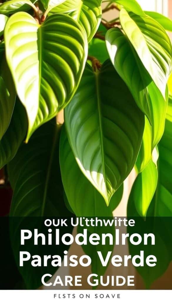 philodendron paraiso verde care guide