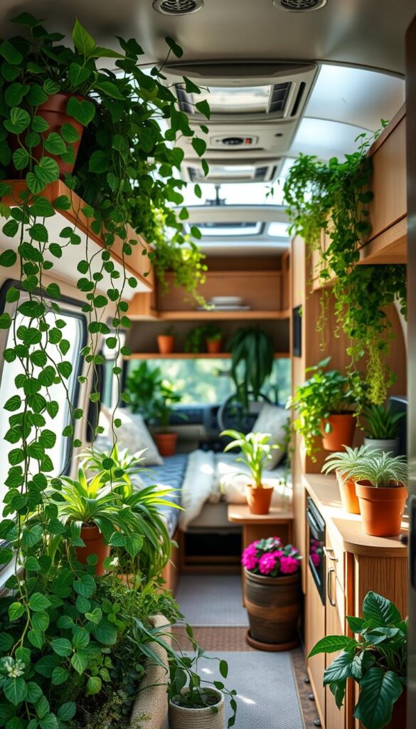 plants in small RV spaces