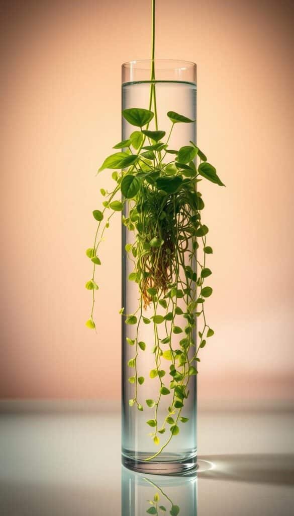 pothos plant in water