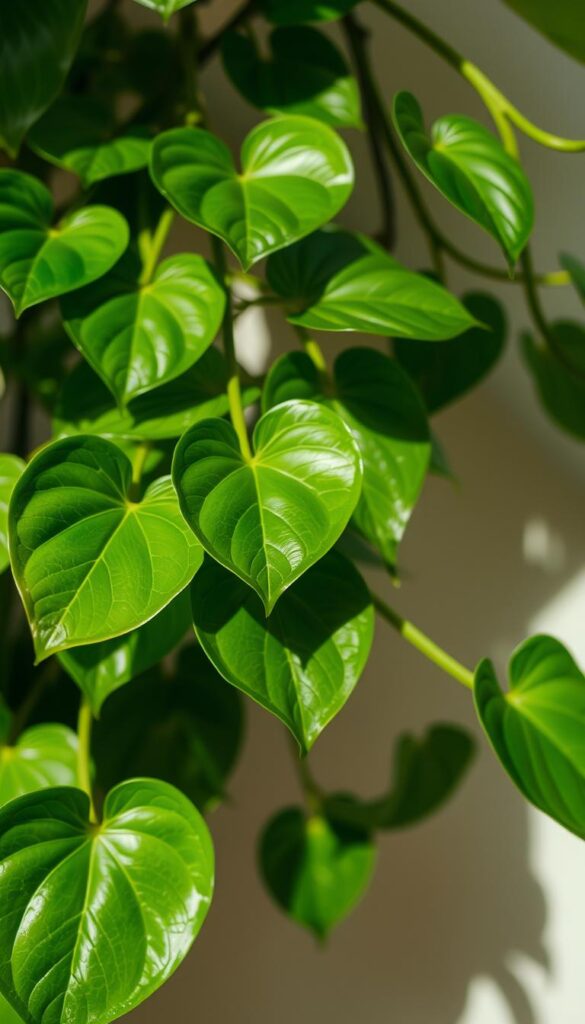 pothos plant responses