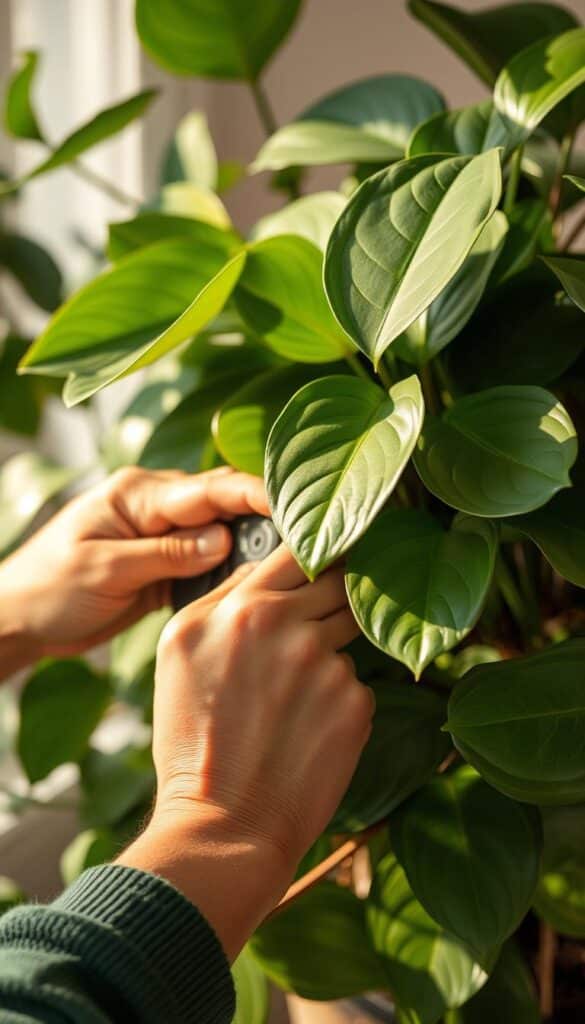 pruning philodendron